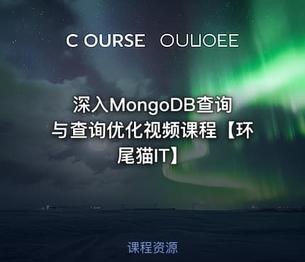 深入MongoDB查询与查询优化视频课程【环尾猫IT】