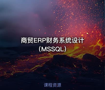 商贸ERP财务系统设计（MSSQL）