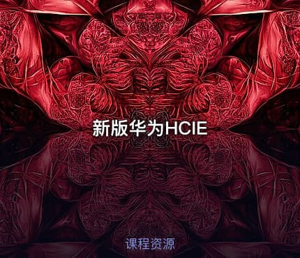 新版华为HCIE