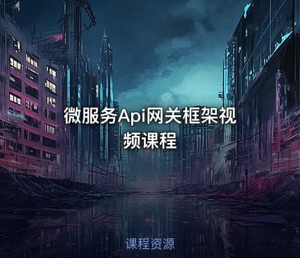微服务Api网关框架视频课程