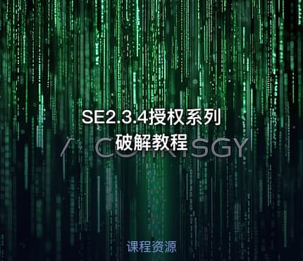 SE2.3.4授权系列破解教程