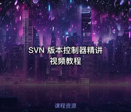 SVN 版本控制器精讲视频教程