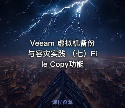 Veeam 虚拟机备份与容灾实践 （七）File Copy功能
