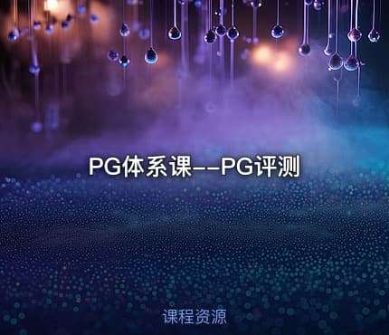 PG体系课--PG评测