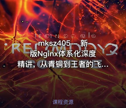 mksz405 - 新版Nginx体系化深度精讲，从青铜到王者的飞跃