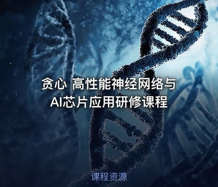 贪心 高性能神经网络与AI芯片应用研修课程