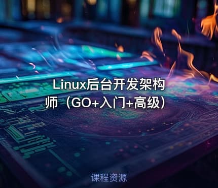 Linux后台开发架构师（GO+入门+高级）