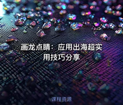 画龙点睛：应用出海超实用技巧分享