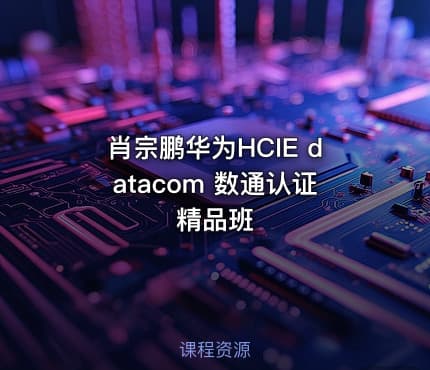 肖宗鹏华为HCIE datacom 数通认证精品班