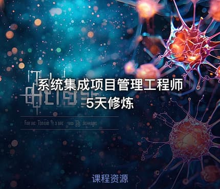 系统集成项目管理工程师5天修炼