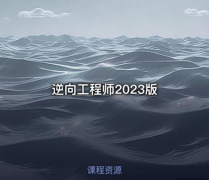 逆向工程师2023版