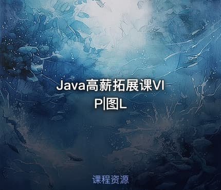 Java高薪拓展课VIP|图L