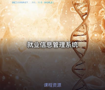 就业信息管理系统