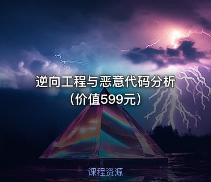 逆向工程与恶意代码分析（价值599元）