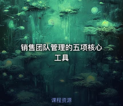 销售团队管理的五项核心工具