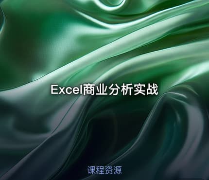 Excel商业分析实战