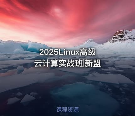 2025Linux高级云计算实战班|新盟