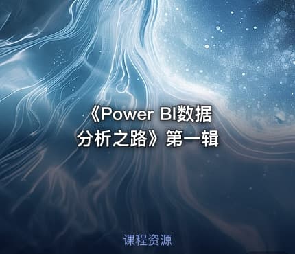 《Power BI数据分析之路》第一辑