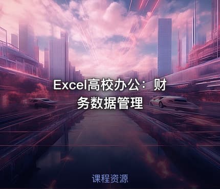 Excel高校办公：财务数据管理