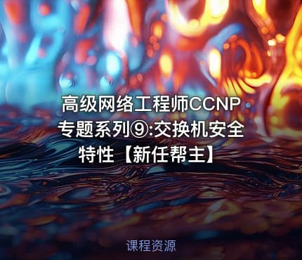 高级网络工程师CCNP专题系列⑨:交换机安全特性【新任帮主】