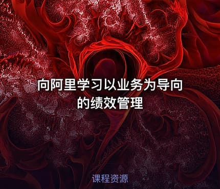 向阿里学习以业务为导向的绩效管理