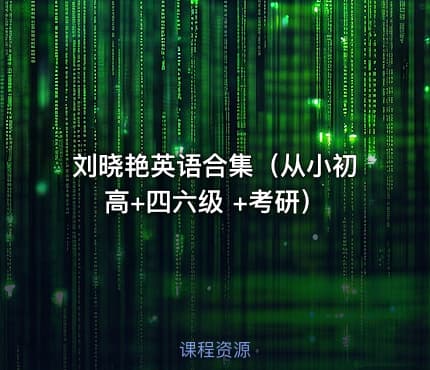 刘晓艳英语合集（从小初高+四六级 +考研）