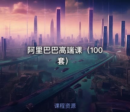 阿里巴巴高端课（100套）