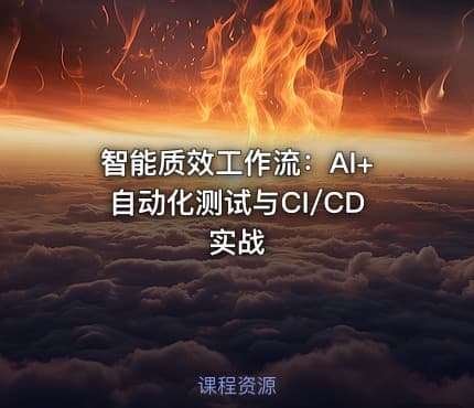 智能质效工作流：AI+自动化测试与CI/CD实战