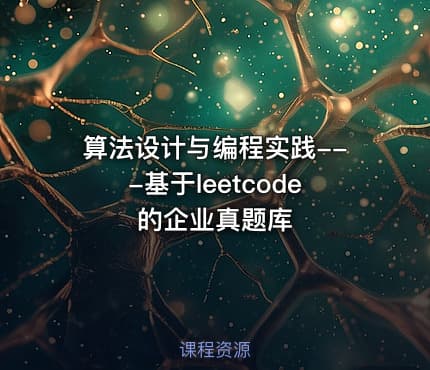算法设计与编程实践---基于leetcode的企业真题库