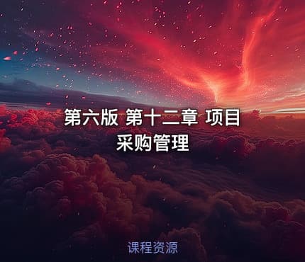 第六版 第十二章 项目采购管理
