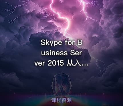 Skype for Business Server 2015 从入门到精通系列课程 Skype for Business 培训视频