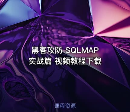 黑客攻防 SQLMAP实战篇 视频教程下载
