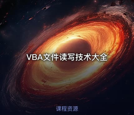 VBA文件读写技术大全