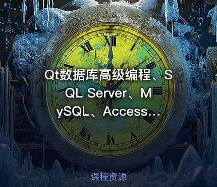 Qt数据库高级编程、SQL Server、MySQL、Access、SQLite 数据库编程|黄强