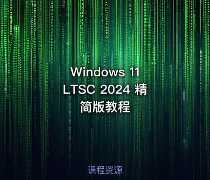 Windows 11 LTSC 2024 精简版教程