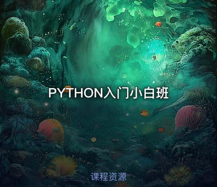 PYTHON入门小白班