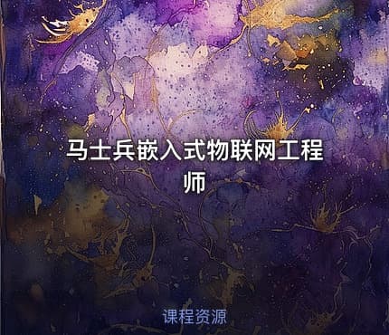 马士兵嵌入式物联网工程师