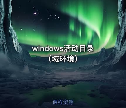 windows活动目录（域环境）
