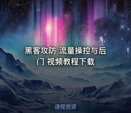 黑客攻防 流量操控与后门 视频教程下载