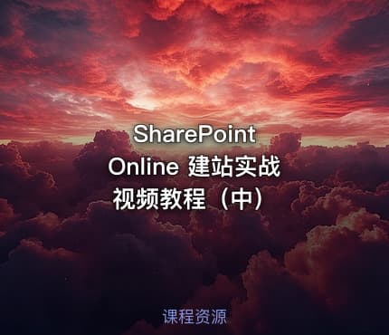 SharePoint Online 建站实战视频教程（中）