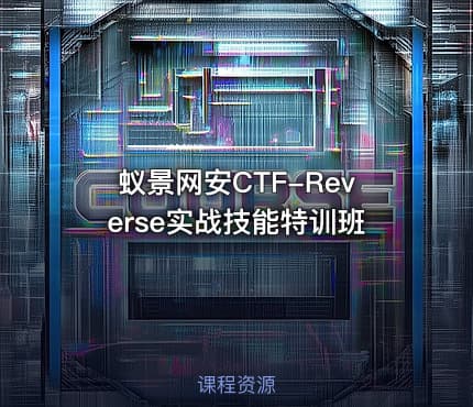 蚁景网安CTF-Reverse实战技能特训班