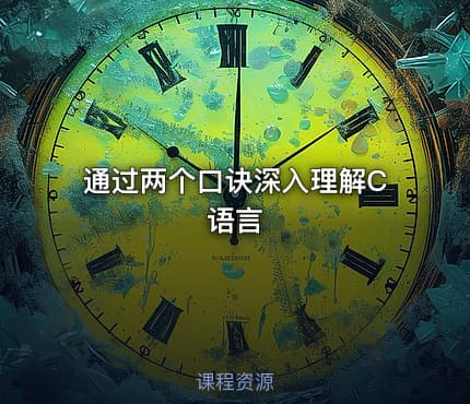 通过两个口诀深入理解C语言