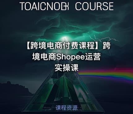 【跨境电商付费课程】跨境电商Shopee运营实操课