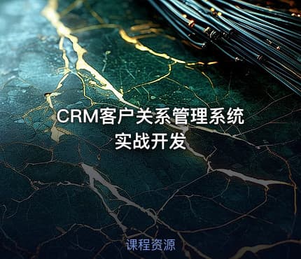CRM客户关系管理系统实战开发