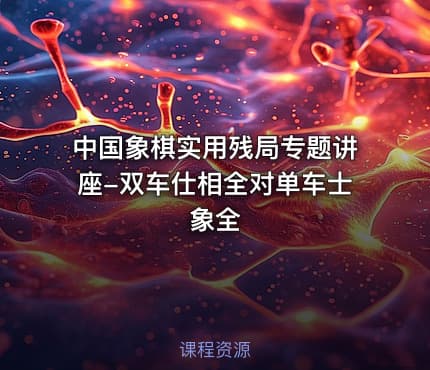 中国象棋实用残局专题讲座-双车仕相全对单车士象全
