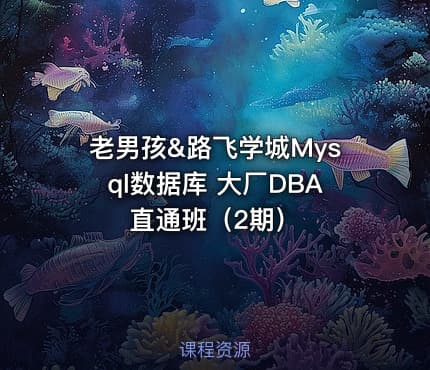 老男孩&路飞学城Mysql数据库 大厂DBA直通班（2期）