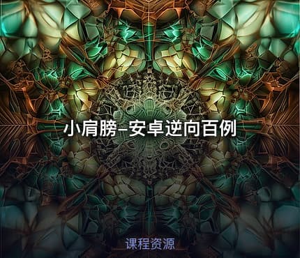 小肩膀-安卓逆向百例