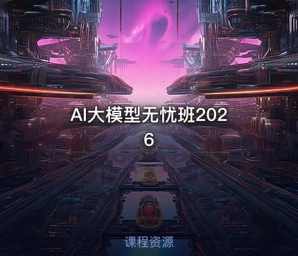 AI大模型无忧班2026