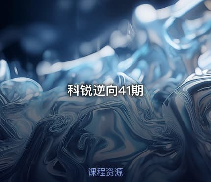 科锐逆向41期