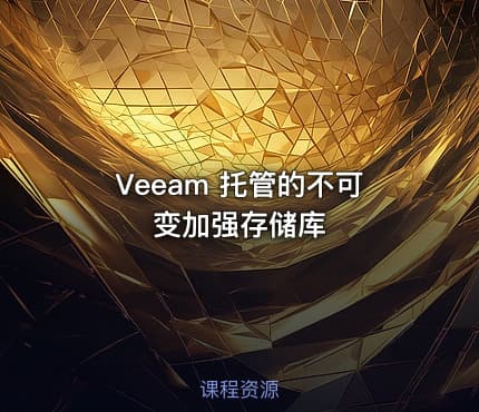 Veeam 托管的不可变加强存储库
